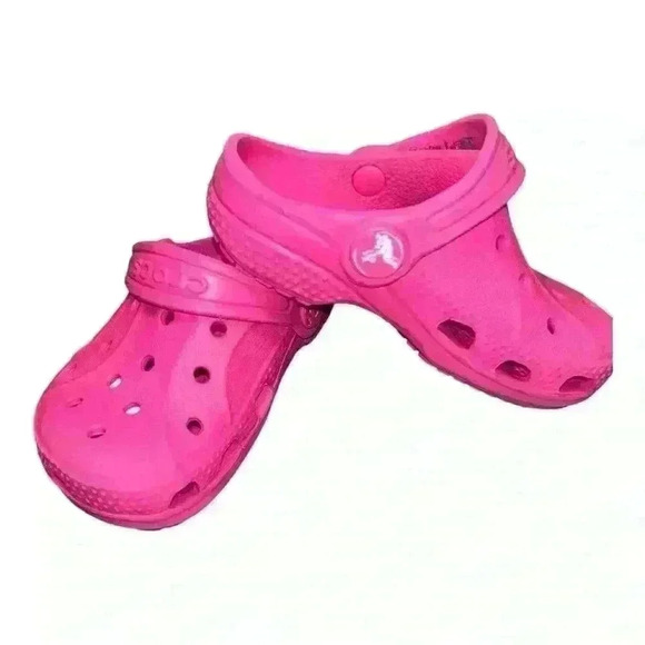Crocs Classic Clog -  Kid - Pink Crush size 4 big kid pre-loved - Picture 4 of 8